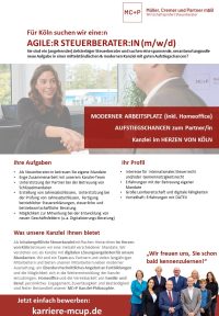 Stellenanzeige MCUP_Steuerberater